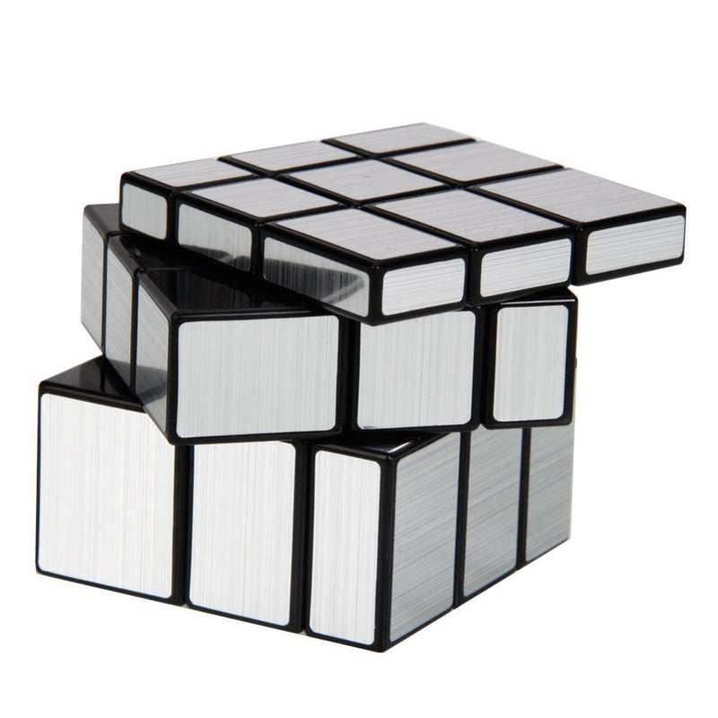 أهيوان AHYUAN 3x3x3 مرآة مكعب Dysmorphism ماجيك سرعة مكعب الفضة ثلاثية الأبعاد لغز مكعب للأطفال الألغاز اليد للبالغين - Image 2